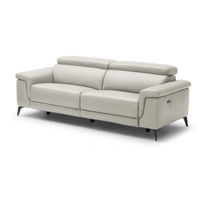Beverly Hills Furniture Hendrix Thick Top Grain Leather Match Recliner Sofa