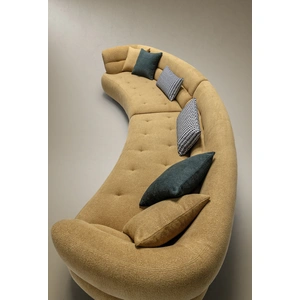 J&M Furniture HF5509 Fabric Sofa, Gold