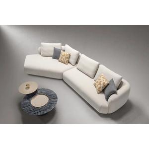 J&M Furniture HF5510 Fabric Sofa, Grey