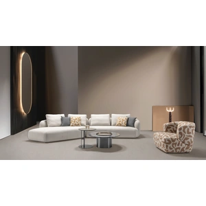 J&M Furniture HF5510 Fabric Sofa, Grey