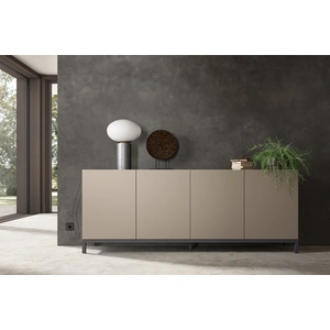 Status, Italy Kali ESF Wood 4-Door Buffet, Beige