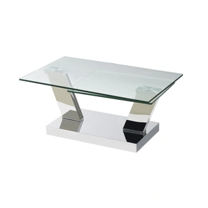 J&M Furniture Houston Modern Glass Coffee Table