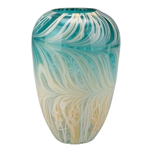 MOE'S Array Glass Vase, Teal