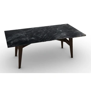 Calligaris Abrey W78.7-inch-98.4-inch-118.1-inch Ceramic/Wood Customizable Extendable Rectangular Dining Table