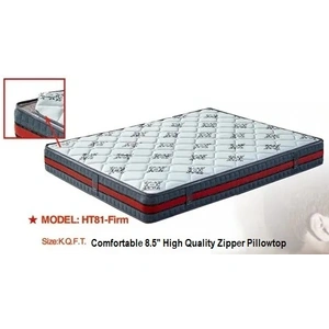 Pantek Furniture HT81 8.5-inch Height Inner Spring Mattress with Zipper Pillow Top