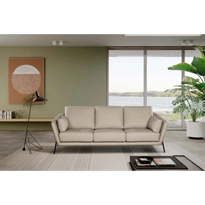 Diven Living Idra Leather Sofa, Spessorato Ardesia