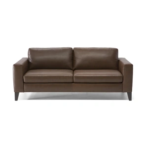 Natuzzi Editions Sollievo Fabric/Leather Sofa w/ Wood Legs