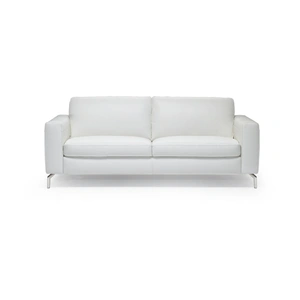 Natuzzi Editions Sollievo Fabric/Leather Sofa w/ Metal Legs