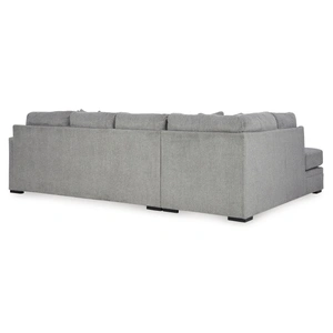 Ashley Furniture Casselbury 2-Piece Polyester U-Shaped Sectional Sofa w/Left Arm Chaise Facing
