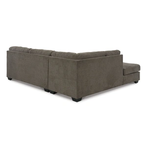 Ashley Furniture Mahoney 2-Piece Polyester L-Shaped Sectional Sofa w/Left Arm Chaise Facing