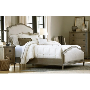 Universal Furniture Devon Fabric/Wood Panel Bedroom Set, Studio