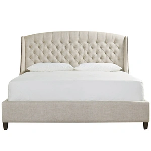 Universal Furniture Halston Fabric Panel Bed, Graphite