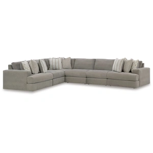 Ashley Furniture Avaliyah 6-Piece Polyester L-Shaped Modular Sectional Sofa