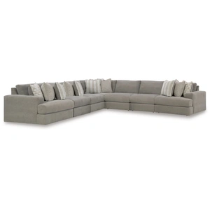 Ashley Furniture Avaliyah 7-Piece Polyester L-Shaped Modular Sectional Sofa