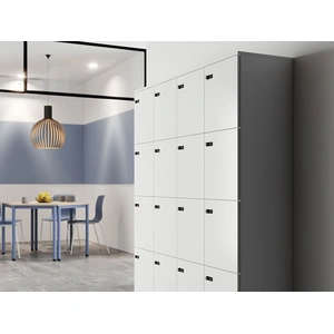 Actiu Locker S20 4x4 Office Storage w/Lock & Plinth