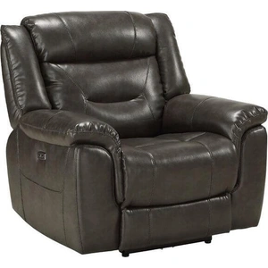 ACME Imogen Power Motion Leatherette Reclining Chair, Gray