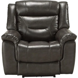 ACME Imogen Power Motion Leatherette Reclining Chair, Gray