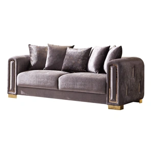 Galaxy Home Furnishings Impreza Velvet Sofa