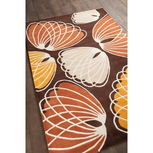 Chandra Inhabit Wool Rectangular Hand-tufted Rug, Composition 4