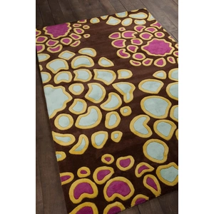 Chandra Inhabit Wool Rectangular Hand-tufted Rug, Composition 11
