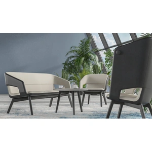 NARBUTAS TWIST&SIT 3-Seater Sofa, Wood 4-leg Base
