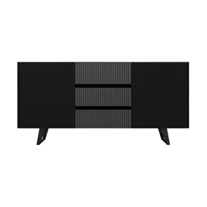 Beverly Hills Furniture Jax Buffet with Carrera Style Porcelain Top