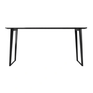 Beverly Hills Furniture Jax Carrera Style Porcelain Top Dining Set with Metal Legs