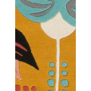 Chandra Jessica Swift Wool/Viscose Rectangular Handmade Rug, Composition 5
