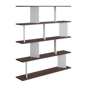 Mod-Arte Jizy Modern Contemporary Wall Unit Storage and Bookcase in White