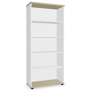 MDD Office Furniture Basic Office Storage System w/2 Cabinets, 2 Bookcases & 1 Half-Bookcase