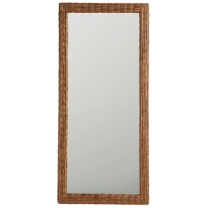 Universal Furniture Watch Hill Rope Floor Mirror, Natural Water Hyacinth