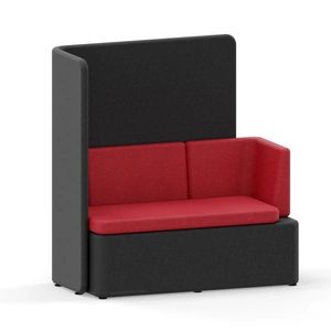 MDD Office Furniture KAIVA Modular Large Seat with Right Backrest and High Left Screen