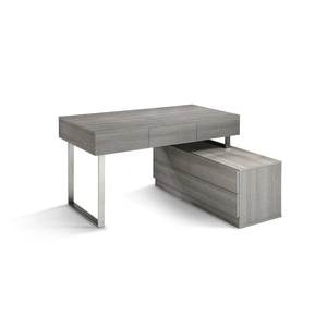 J&M Furniture KD12 Modern Office Desk with Storage Drawers