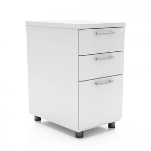 MDD Office Furniture Standard Office Lockable Pedestal w/Optional Top Plate, File Drawer & Pencil Tray