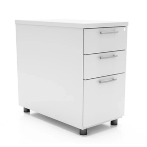 MDD Office Furniture Standard Office Lockable Pedestal w/Optional Top Plate, File Drawer & Pencil Tray