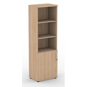 NARBUTAS Uni Melamine Office Lockable Cabinet w/Door & 3 Shelves