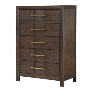 Galaxy Home Furnishings Kenzo 5-Drawer Wood Veneer Chest