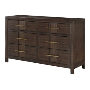 Galaxy Home Furnishings Kenzo 6-Drawer Wood Veneer Dresser
