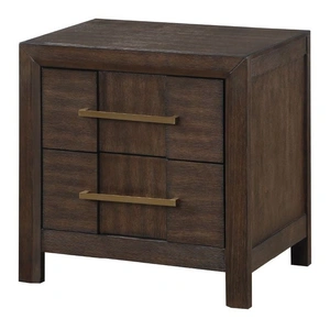 Galaxy Home Furnishings Kenzo 2-Drawer Wood Veneer Nightstand