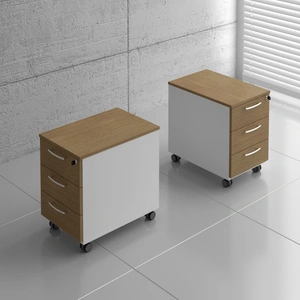 MDD Office Furniture Standard Office Lockable Mobile Pedestal w/Drawers & Pencil Tray