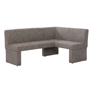 Chintaly Imports Labrenda Fully Upholstered Fabric Nook, Neutral Weave