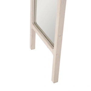 Essentials For Living Laney Reclaimed Pine Wood Floor Mirror, White Wash