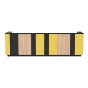 NARBUTAS Domino 142-inch Reception Desk, Color Combination 2