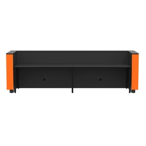 NARBUTAS Domino 142-inch Reception Desk, Color Combination 3