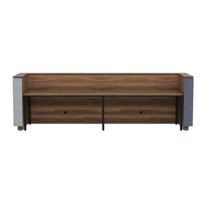 NARBUTAS Domino 142-inch Reception Desk, Color Combination 1
