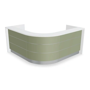 MDD Office Furniture Valde 88-inch Corner Reception Desk
