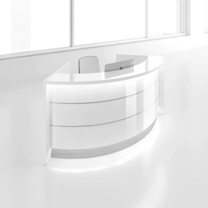 MDD Office Furniture Valde 91-inch Curved Reception Desk