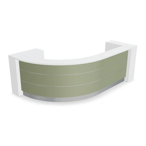 MDD Office Furniture Valde 126-inch Corner Reception Desk