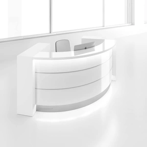 MDD Office Furniture Valde 106-inch Curved Reception Desk