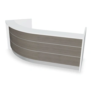 MDD Office Furniture Valde 107-inch Curved Reception Desk